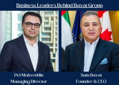 Bayat Group’s CEO and Founder, Mr. Sam Bayat, and Managing Director, Mr. Pej Mohyeddin.