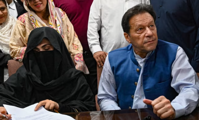Imran Khan and Wife Bushra Bibi