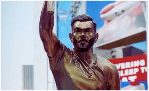 Virat Kohli Phenomenon: Times Square Celebrates Indian Cricket Icon with Life-Size Statue and Grand Tribute