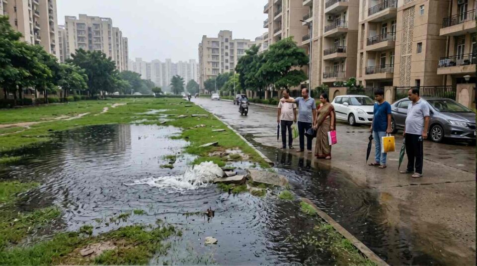 Greater Noida Ganga Pipeline Leak