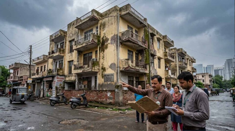 Gurugram dangerous buildings